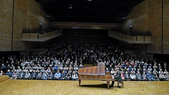 Pełna sala na koncercie chopinowskim w Filharmonii Lubelskiej
