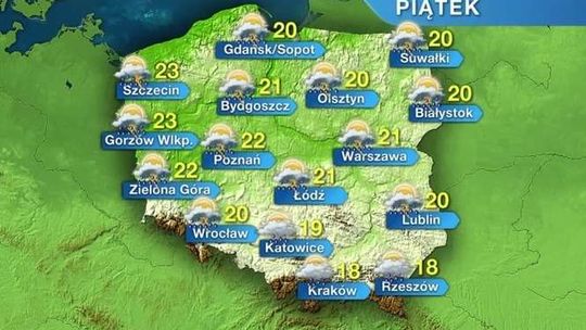 Piątek burzowy w całym kraju. W weekend ochłodzenie