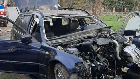 Pięć osób w szpitalu po wypadku BMW koło Biłgoraja