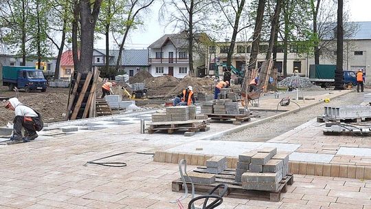 Pięknieje Stare Miasto w Łęcznej