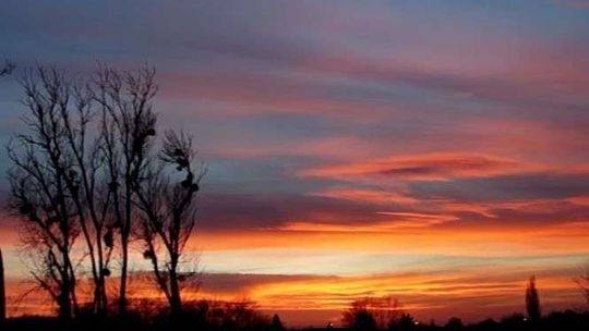 Piękny zachód słońca w Zamościu [wideo]
