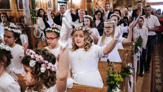 Pierwsza Komunia Święta w parafii pw. bł. Biskupa Władysława Gorala w Lublinie [zdjęcia]