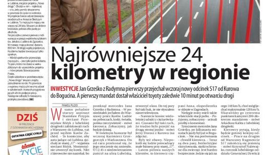 Pierwsza strona Dziennik Wschodni