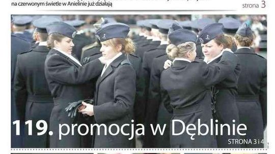 Pierwsza strona Dziennik Wschodniego z 21 listopada 2015