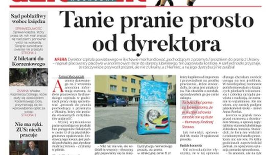 Pierwsza strona Dziennika Wschodniego 09.09.2019