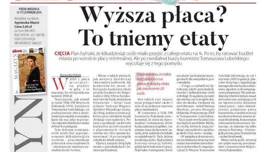 Pierwsza strona Dziennika Wschodniego 14.06.2019