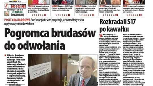 Pierwsza strona Dziennika Wschodniego