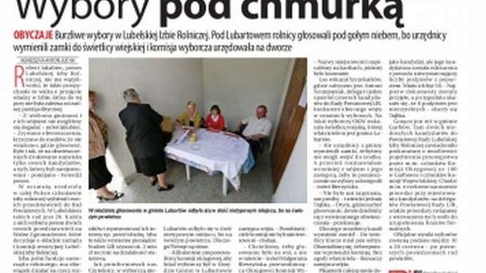 Pierwsza strona Dziennika Wschodniego