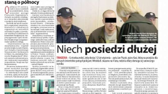 Pierwsza strona Dziennika Wschodniego