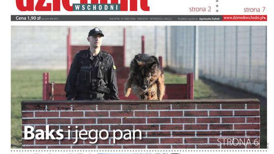 Pierwsza strona Dziennika Wschodniego