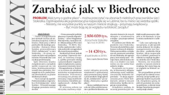 Pierwsza strona Dziennika Wschodniego 20.09.2019