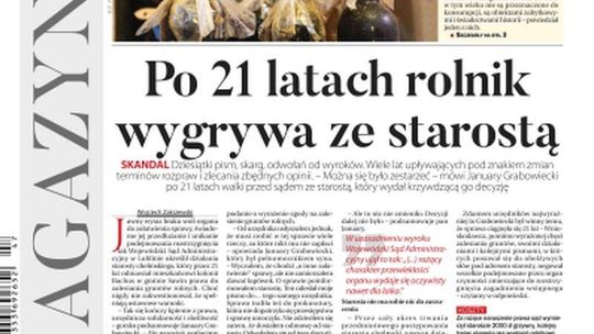 Pierwsza strona Dziennika Wschodniego 22.11.2019