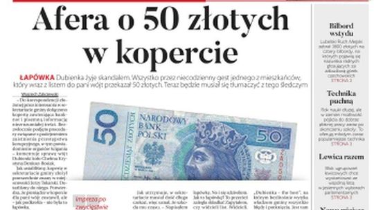 Pierwsza strona Dziennika Wschodniego 23.07.2019