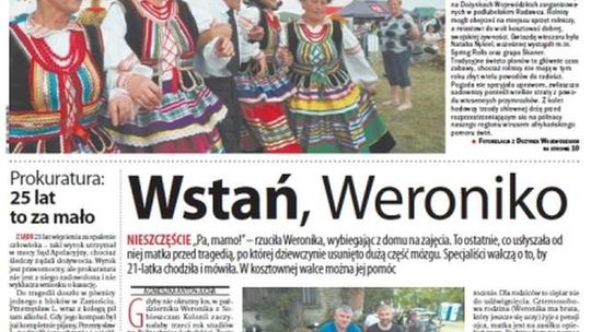 Pierwsza strona Dziennika Wschodniego 28 sierpnia 2017 roku