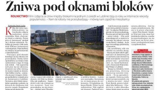 Pierwsza strona Dziennika Wschodniego 29.07.2019