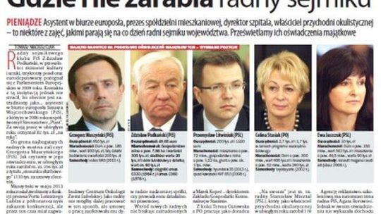 Pierwsza strona Dziennika Wschodniego, wydanie z 11 lutego 2015 roku