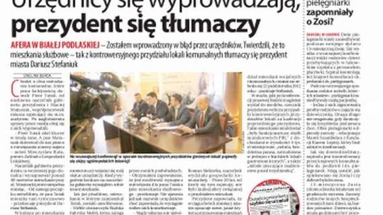 Pierwsza strona Dziennika Wschodniego, wydanie z 12 marca 2015 roku