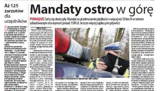 Pierwsza strona Dziennika Wschodniego, wydanie z 19 stycznia 2015 roku