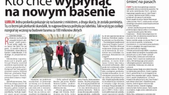 Pierwsza strona Dziennika Wschodniego, wydanie z 21 kwietnia 2015 roku