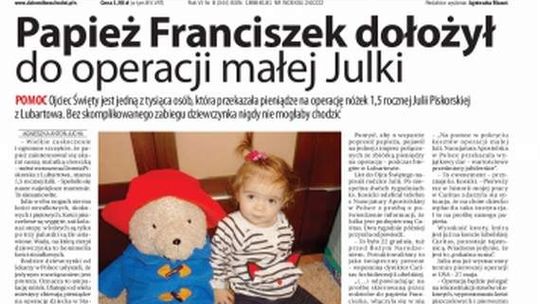 Pierwsza strona Dziennika Wschodniego, wydanie z 21 lutego 2015 roku