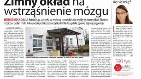 Pierwsza strona Dziennika Wschodniego, wydanie z 24 lutego 2015 roku