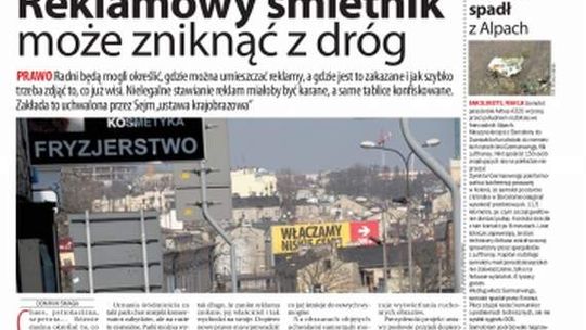 Pierwsza strona Dziennika Wschodniego, wydanie z 25 marca 2015 roku