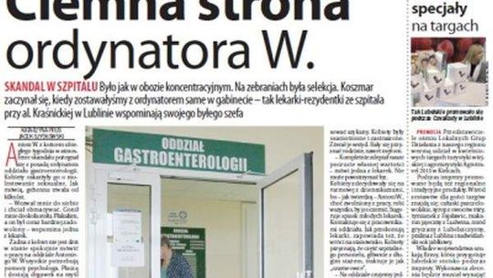 Pierwsza strona Dziennika Wschodniego, wydanie z 27 lutego 2015 roku