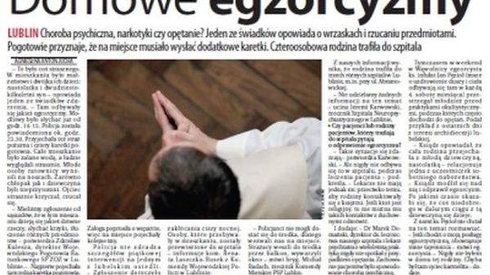 Pierwsza strona Dziennika Wschodniego, wydanie z 27 stycznia 2015 roku