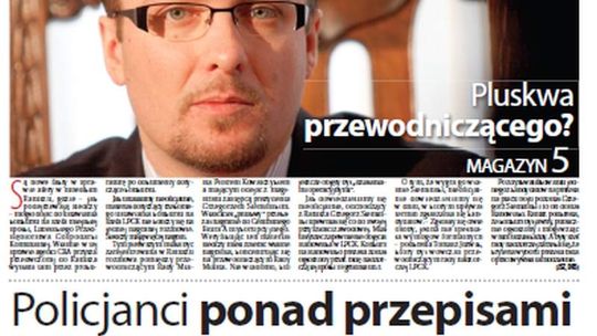 Pierwsza strona Dziennika Wschodniego, wydanie z 30 kwietnia 2015 roku