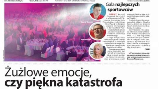 Pierwsza strona Dziennika Wschodniego, wydanie z 31 stycznia 2015 roku