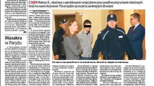 Pierwsza strona Dziennika Wschodniego, wydanie z 8 stycznia 2015 roku