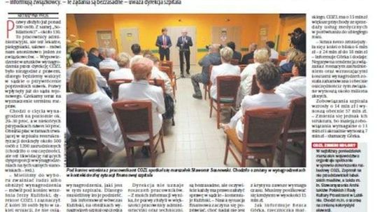 Pierwsza strona Dziennika Wschodniego z 1 grudnia 2017 roku