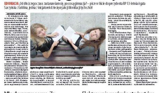 Pierwsza strona Dziennika Wschodniego z 1 lipca 2015