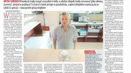 Pierwsza strona Dziennika Wschodniego z 1 września 2015