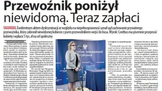 Pierwsza strona Dziennika Wschodniego z 10 marca 2016 roku