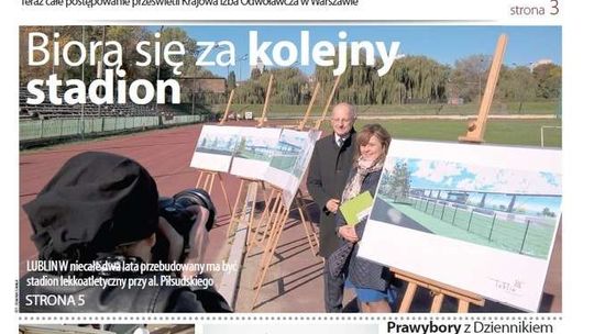 Pierwsza strona Dziennika Wschodniego z 10 października 2015 roku