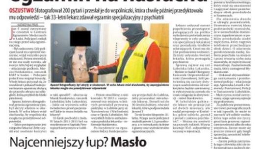 Pierwsza strona Dziennika Wschodniego z 11 października 2017 r.