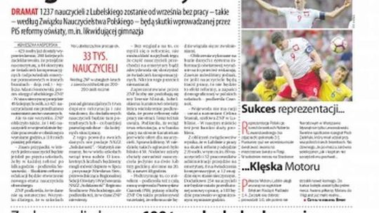 Pierwsza strona Dziennika Wschodniego z 12 czerwca 2017 r.