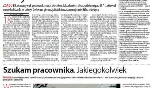 Pierwsza strona Dziennika Wschodniego z 12 lipca 2016 roku