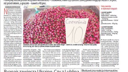 Pierwsza strona Dziennika Wschodniego z 12 lipca 2017 r.