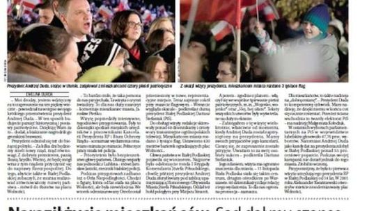 Pierwsza strona Dziennika Wschodniego z 12 listopada 2015 roku