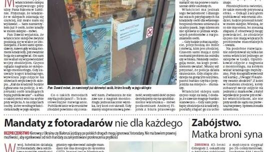 Pierwsza strona Dziennika Wschodniego z 12 marca 2018 roku