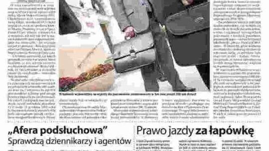 Pierwsza strona Dziennika Wschodniego z 12 października