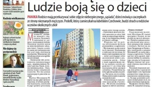 Pierwsza strona Dziennika Wschodniego z 13 kwietnia 2017 roku