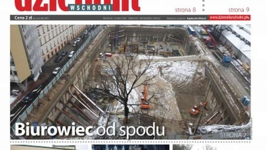 Pierwsza strona Dziennika Wschodniego z 13 lutego 2016