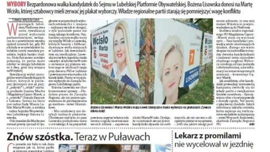 Pierwsza strona Dziennika Wschodniego z 13 października 2015 roku