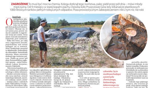 Pierwsza strona Dziennika Wschodniego z 13 sierpnia 2020 r.