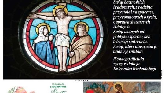 Pierwsza strona Dziennika Wschodniego z 14 kwietnia 2017 roku