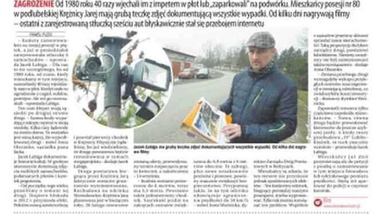 Pierwsza strona Dziennika Wschodniego z 14 lutego 2018