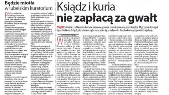 Pierwsza strona Dziennika Wschodniego z 15 grudnia 2015 roku